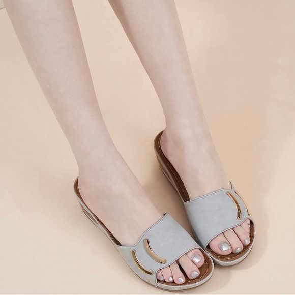Shoes - Ecetana Womens Sandals for Women with Arch Support Shoes Wedge Adjustable Ladies